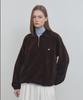 ANOETIC Anc Soft Half Zip-Up Fleece_Brown