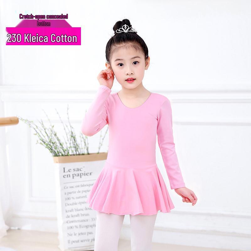 

Wucaiyue Women s Long Sleeve Lycra Cotton Dancewear for Children s Chinese Folk Dance Exams - Autumn/Winter, Customizable Print 160