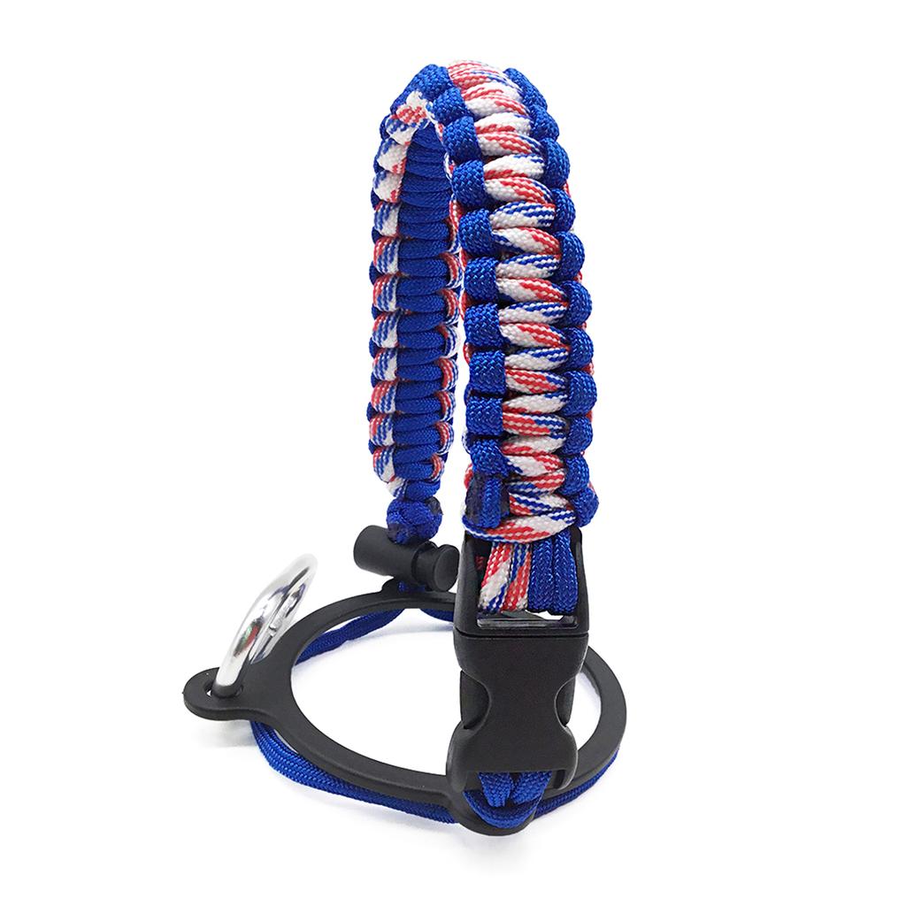 Trinkflaschenriemen Paracord Trinkflaschen-Tragegriff mit Sicherheitsringen und Karabiner für Hydro Flask Weithalsflasche