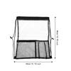 2 Pack Black Transparent Cinch Bag Mesh Pocket See Through Pouch Drawstring Backpack  Concerts