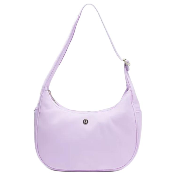 

Lululemon 4L City Essentials Logo Design Nylon Mini Shoulder Bag Women bags Lavender-Frost Gold LW9FRTS-070359 Lavender & Cream & Gold