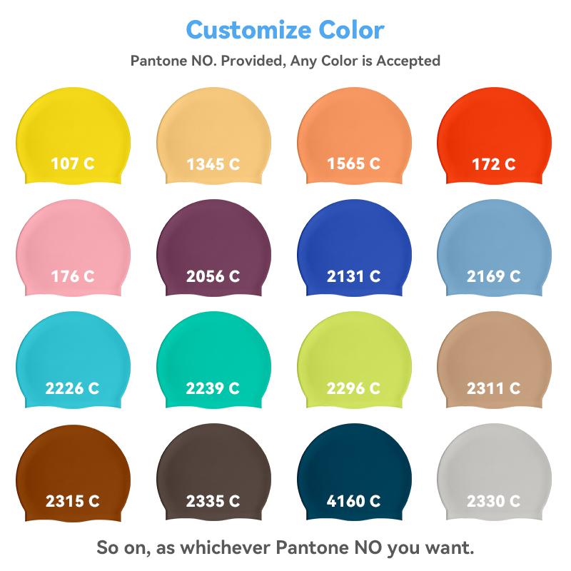 Customised Reversible Personalised Cloth Men Swimming Cap Low Shipping Cost Made From Durable
