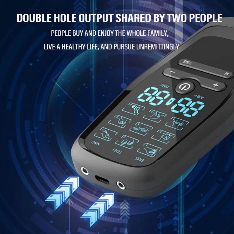 EMS Electric Muscle Stimulator Physiotherapy Tens Muscle Stimulator Ems Acupuncture Body Massage Digital Therapy Slimming Machine Electro Stimulator