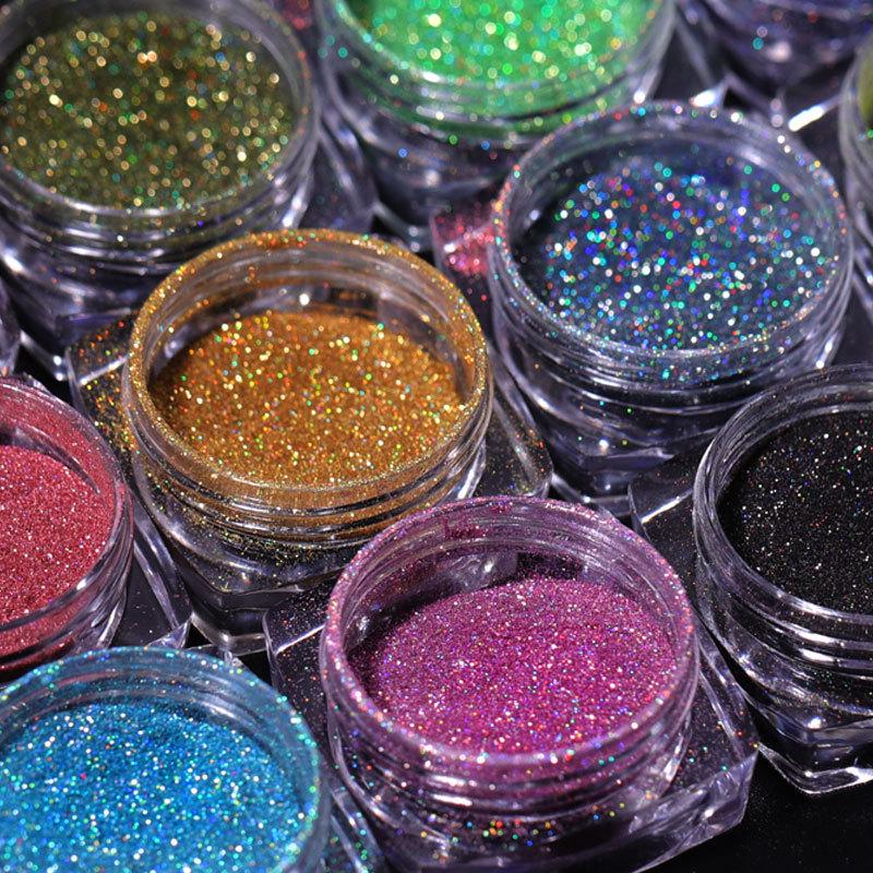 Nail Glitter,nail Laser Powder,nail Art Powder