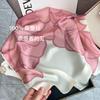 Hangzhou Silk China Red Girl Spring And Autumn Thin Mom Mulberry Silk Long Silk Scarf Red Silk Scarf Gift