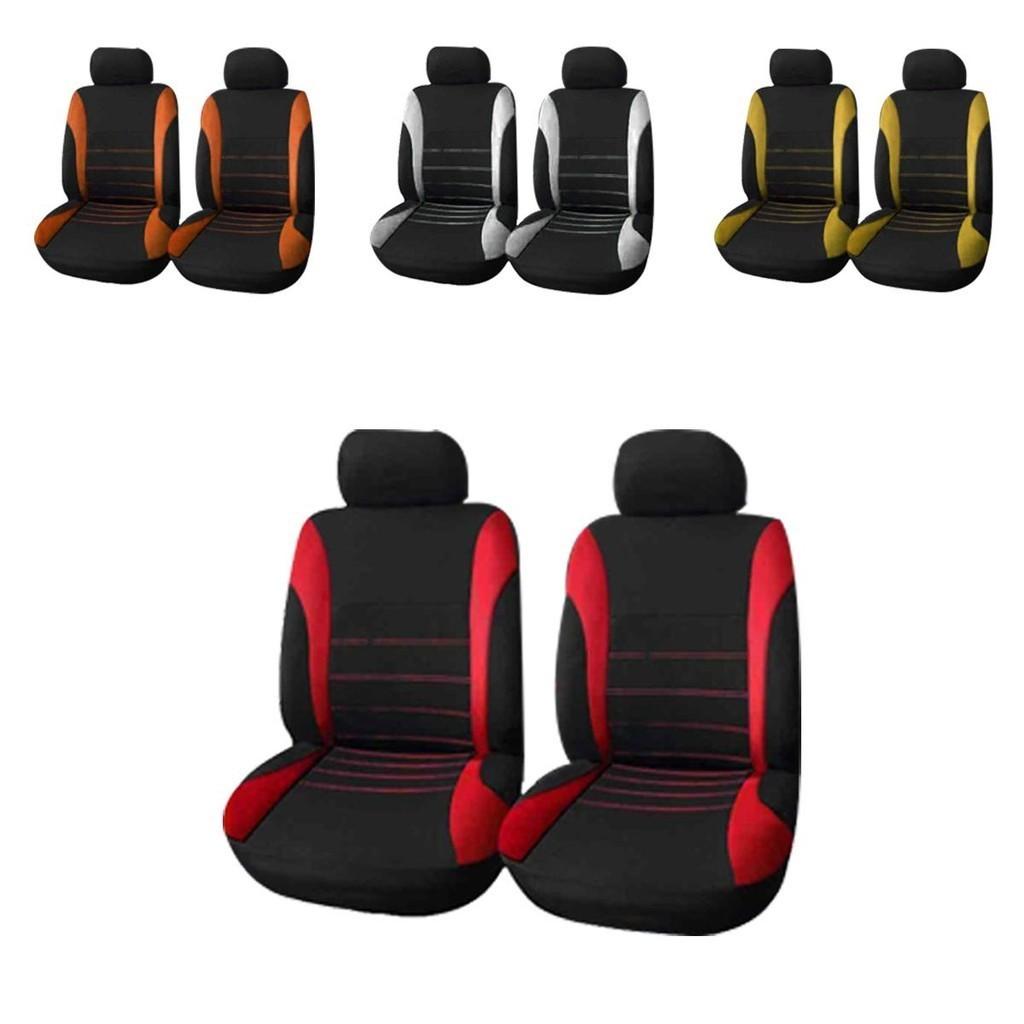 Coprisedili Auto Universali di Lusso Set Completo Per Tutte le Stagioni In 7 Colori Vivaci