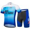 Mens Cycling Jersey Shorts Set With Gel Pad Breathable Quick-Dry Mountain Bike Apparel