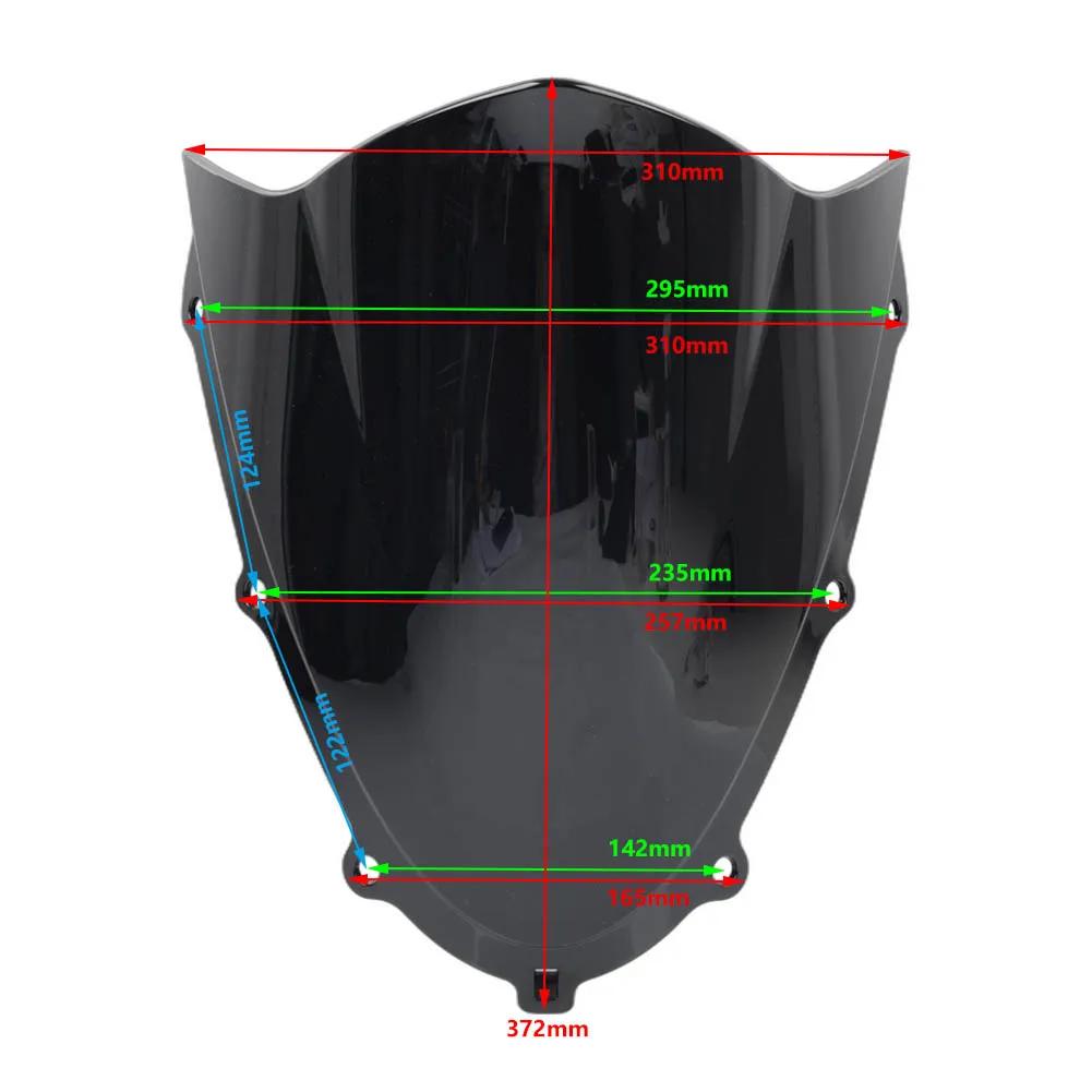 Motorcycle Windscreen Windshield Double Bubble Wind Deflector For Suzuki GSXR 125 150 2018 2019 2020 2021 2022 GSXR125 GSXR150