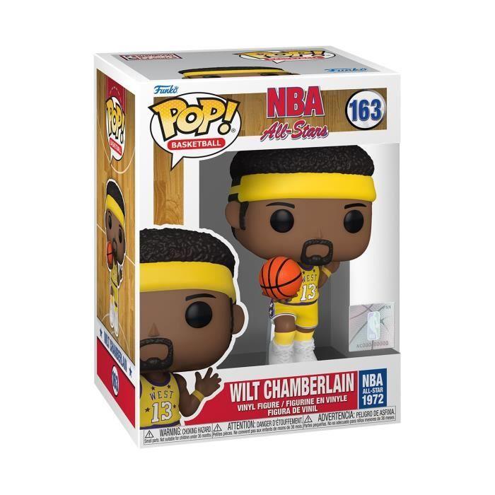 Figurine - funko pop! - nba legends - wilt chamberlain (1972) - gris - adulte - mixte