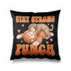 Aertemisi Punch Baby Monkey Pillow Cover Emotional Plush Monkey Design Cushion Case Throw Pillow Cover