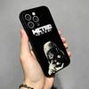 Soft Phone Case For iPhone 17 16 Pro Max 15 Metro 2033 16E 17E 14 Plus 13 Mini 12 XS 7 SE 8 Air Black Cover Shell