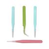 1pcs Colorful Tweezers Repair Tools Beads Nail Art Rhinestones Tools for DIY Handmake Jewelry Making Craft Tools Accessories