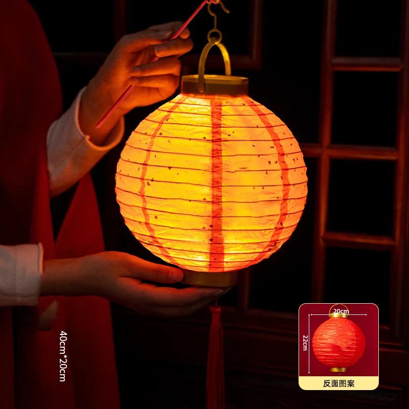 

Китайский фонарик своими руками в стиле ретро, портативный цветочный светильник, светящиеся фонарики для вечеринки, рождественский новогодний подарок Other