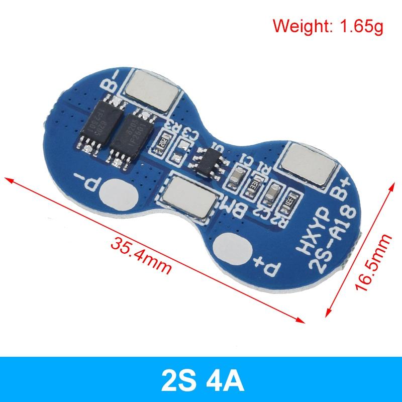 TZT 2S 3A 4A 5A 8A 10A 13A 20A 7.4V 8.4V Li-ion 18650 Lityum pil koruma kartı / BMS kartı Standart / Dengeleme