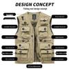Reflective Multi-Pocket Safety Vest for Emergency Rescue and Communication