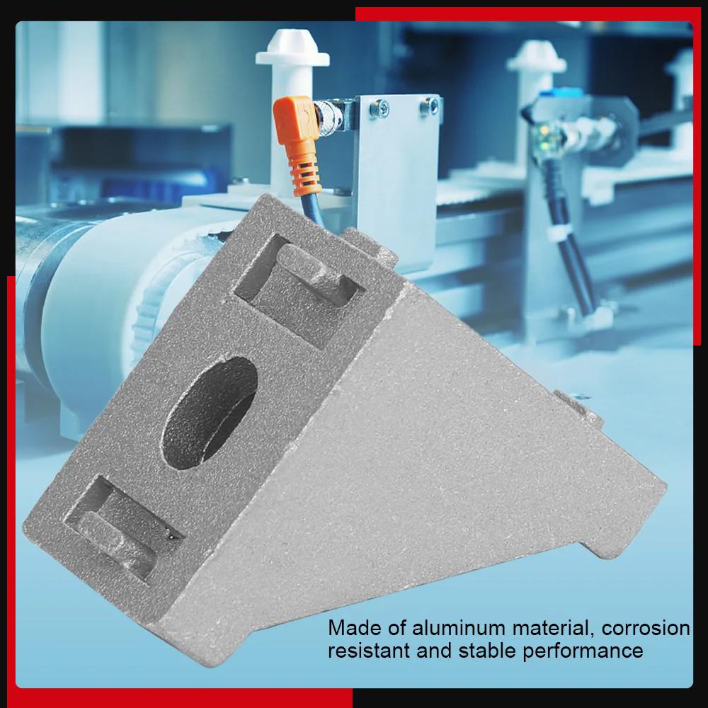 2 Holes Right Angle L Type 50Pcs Aluminum Corner Bracket for 2028 Aluminum Profile Tools