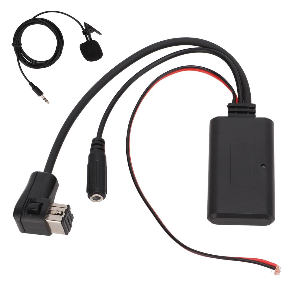 Bluetooth Audio Cable Stereo AUX Input Adapter with Microphone Replacement for Pionner P99 P01