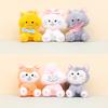 Adorable Plush Cat Keychain Cute Mary Cat Stuffed Toy Wholesale Persian Cat Doll