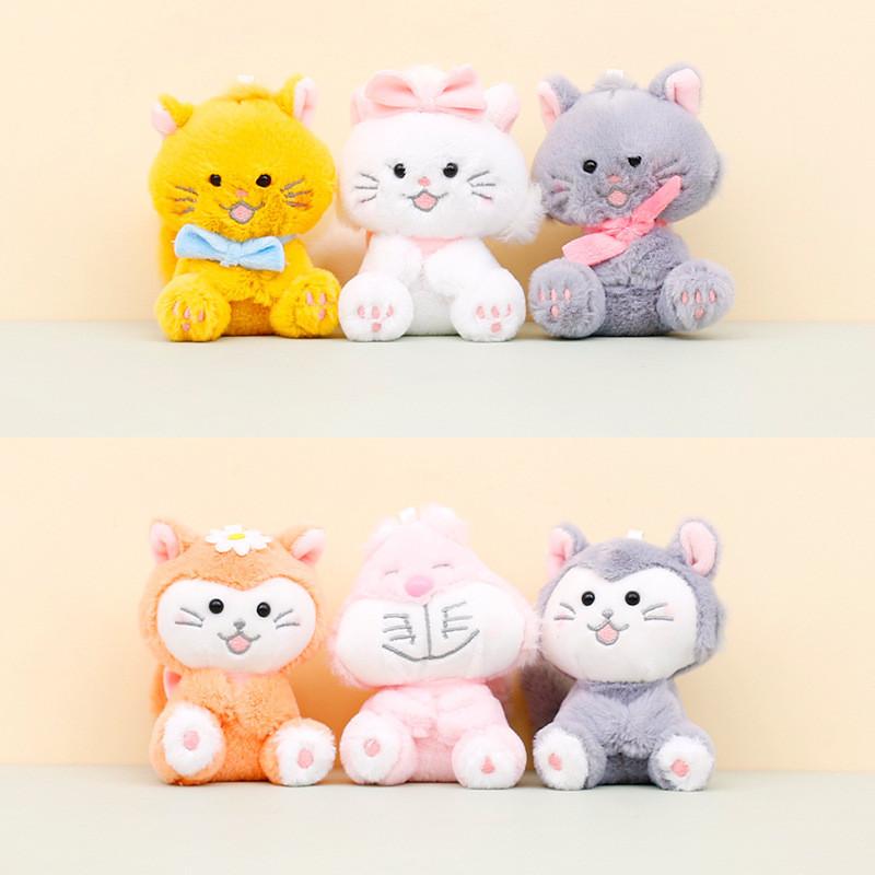 Adorable Plush Cat Keychain Cute Mary Cat Stuffed Toy Wholesale Persian Cat Doll