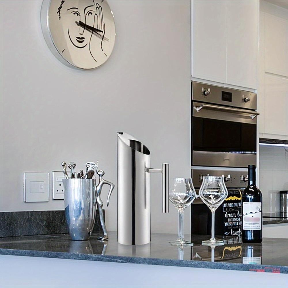 Thickened 304 Stainless Steel Water Pitcher Straight Body Bar Ice Jug Cold Water Tea Jug In Stock