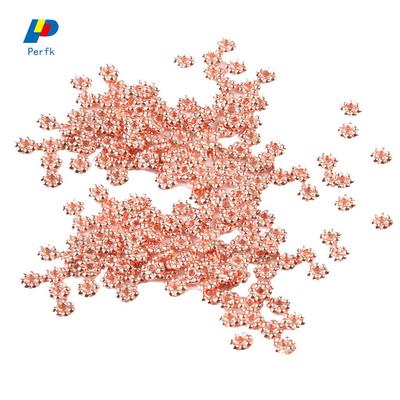 200pieces Snowflake Spacer Beads Charms DIY Necklace Bracelet Crafts 4mm