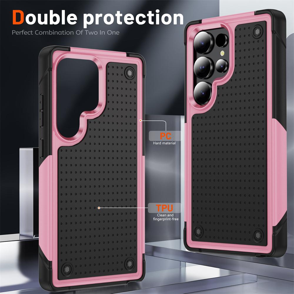 Shockproof Contrast Color Case Bumper For Samsung Galaxy S25 S24 S23 S22 S21 Plus Ultra S20 FE A25 A54 A73 A53 A32 A71 A14 Cover