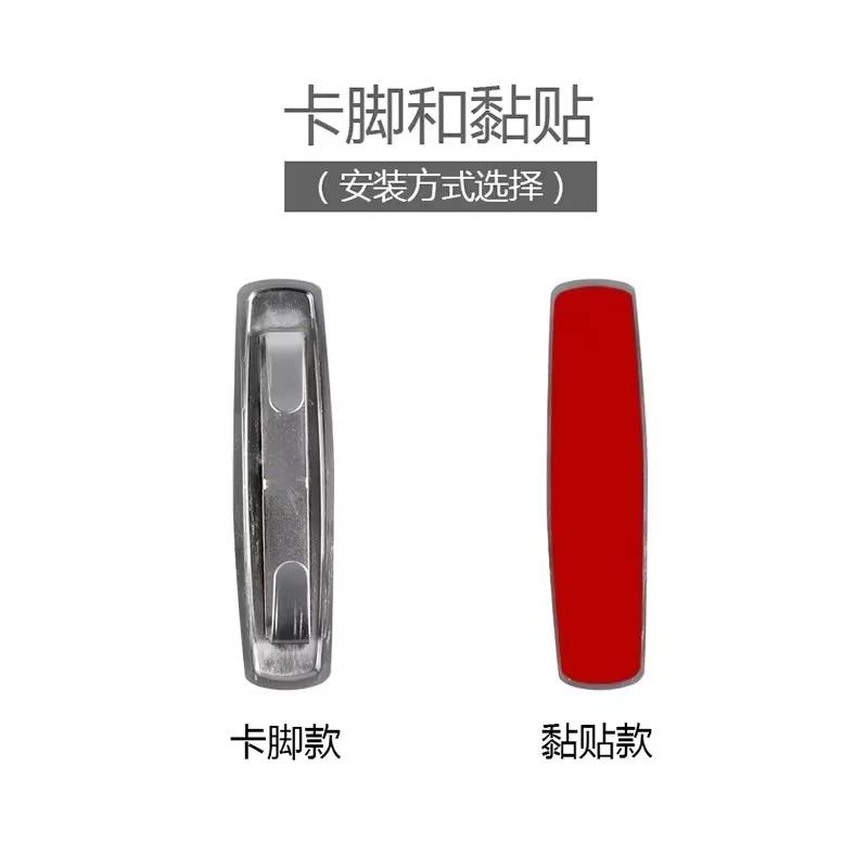 CQI1 Car Seat Emblem Badge Headrest Console Interior Decoration Sticker For Mercedes-Benz AMG W203 W204 W205 W210 Interior Mouldings