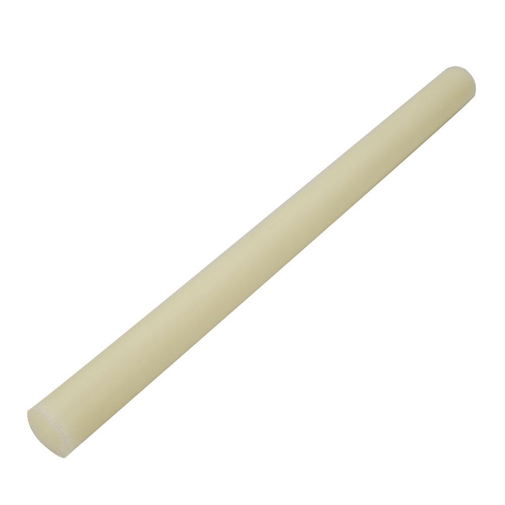 High Quality Plastic Round Nylon Rod White Bar 20Celsius35mm Diameter 500mm Length (20*500mm)
