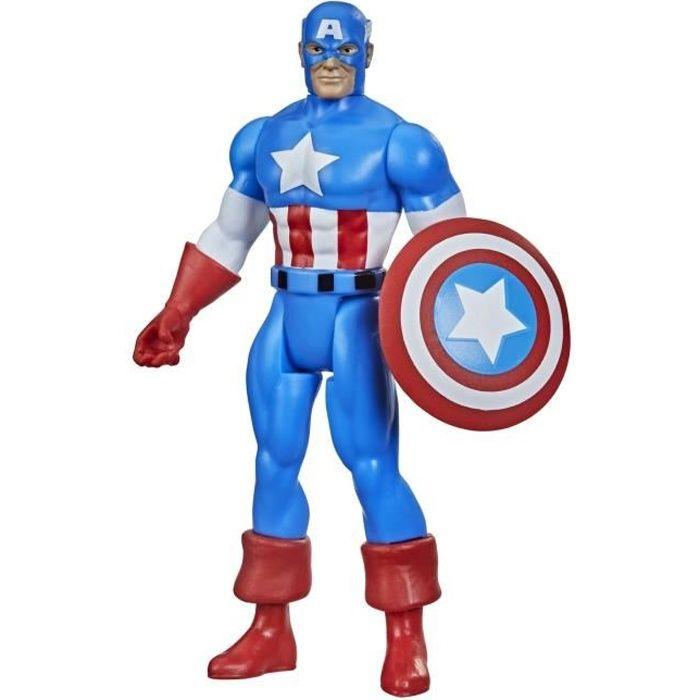 Figurine Captain America MARVEL LEGENDS Retro - 9,5 Cm - Multi-articulée