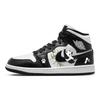 Jordan Air Jordan 1 Vintage Basketball Shoes Women's Mid top White/Black DV0991-101(Team56-)