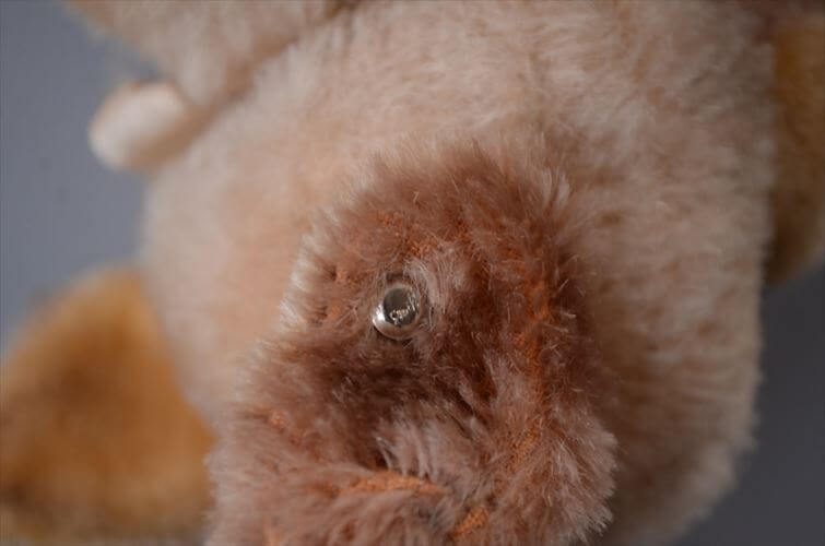 Steiff Sitting Dog Mopsy Plush Steiff Doll Antique 1960s-1977 German-made Toy, Figure, Vintage_ig4884