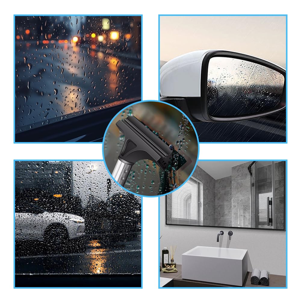 Car Wash Squeegee Car Wash Wiper Draining Wiper Car Retractable Rearview Mirror Glass Wiper