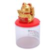 Feng Shui Lucky Cat Solar Powered Waving Maneki Neko Decoration Lucky Cat Statue for Home Shop Car Interior