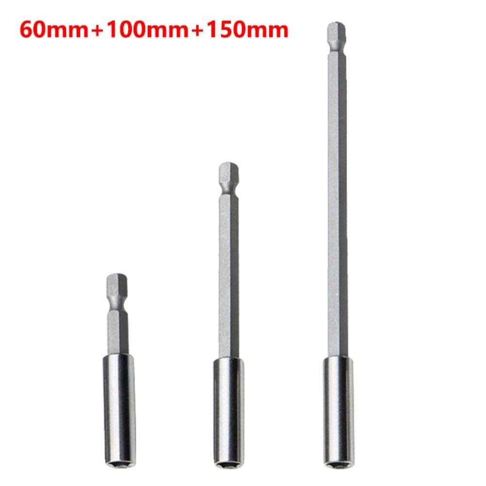 3 BUC Extensie Hexagonală cu Mâner pentru Biți de Șurubelniță Mâner Lung Magnetic Extins Tijă de Conectare Accesorii Instrument Antiderapante