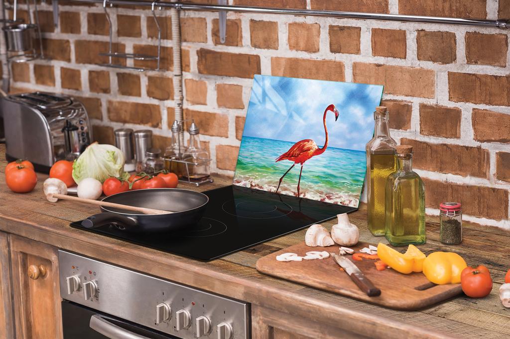 SZKLANA DESKA DO KROJENIA 40x30 FLAMING