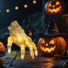 Animated Zombie Hand Halloween Decoration Sound Activated Sensor Walking Hand Realistic Lighted Hand with Spooky Sound for Haunted House Decor