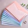 10pcs A4 Transparent Snap Button Style Document Storage Bag Daily Office File Sorting Organizing Folder Large Capacity File Bags