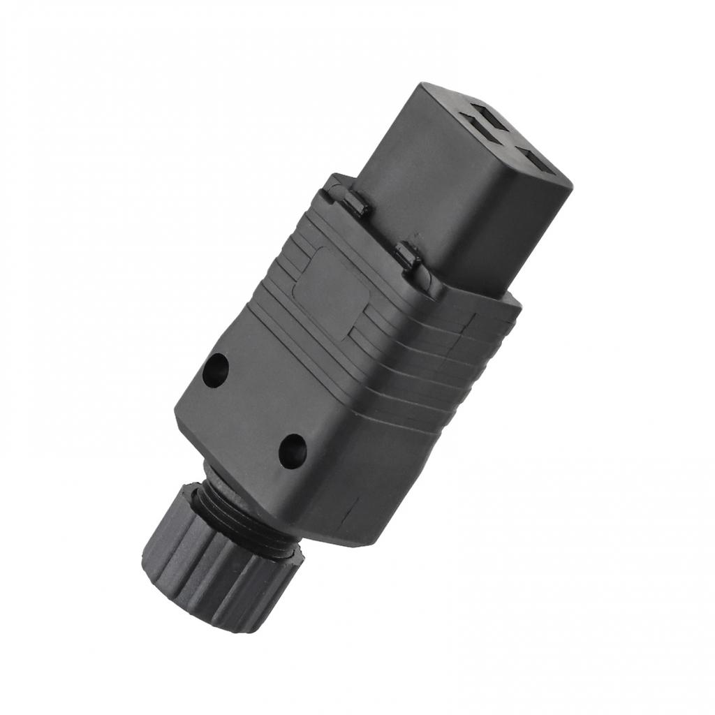 C20 and C19 Compatible Electrical Power Cable Connector Rated At 250V 16A