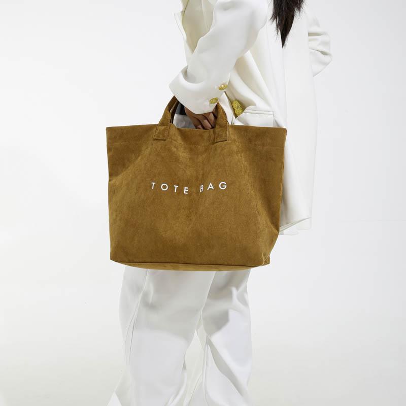 Faux Suede Tote Bags Large Shoulder Bags Handbag Hobo Bag for Women Shopping & Daily Use