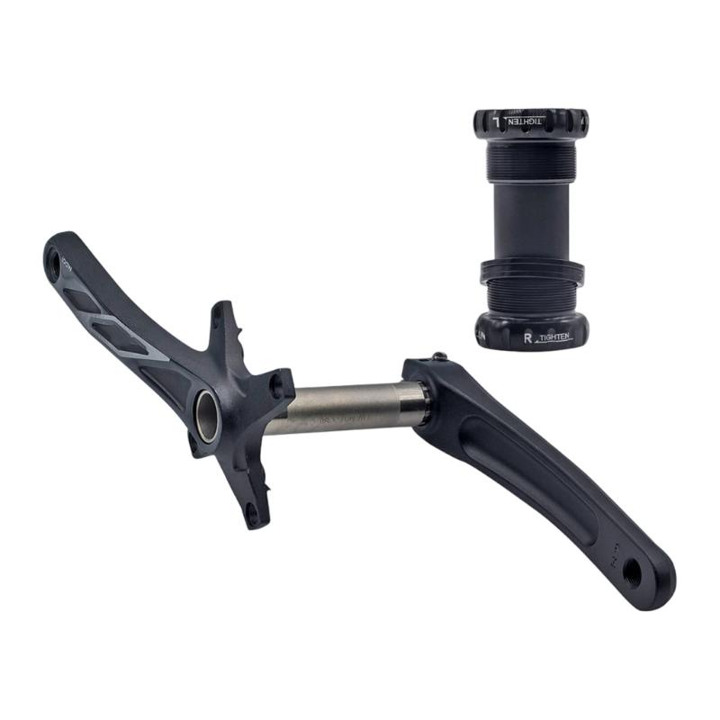 Reliability Bicycles Crankset Corrosions Resistance Versatiles Bicycles Crankset for Mountain Biking and Commuting