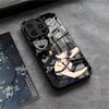 Yor F-Forger Phone Case For IPhone 17 Air 16 E Pro Max 15 14 13 Mini 12 Pro 11 Max Plus Black Glass Cover