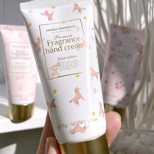 OHANA MAHAALO Fragrance Premium Hand Cream, Harry's No Hair, 50g