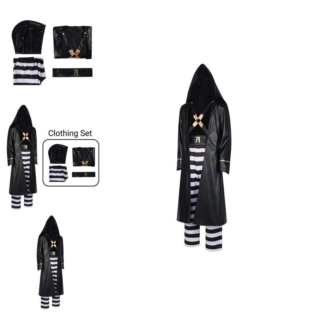 Jojo's Bizarre Adventure Golden Wind Cosplay Costume Ristu Nero Anime Character Outfit
