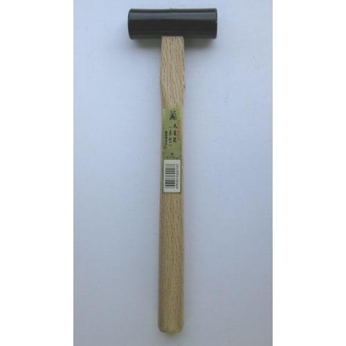 Osho Black Round Hammer (East Style) Wooden Handle 330mm 375g