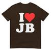 I Love Jb Heart Gift TShirt