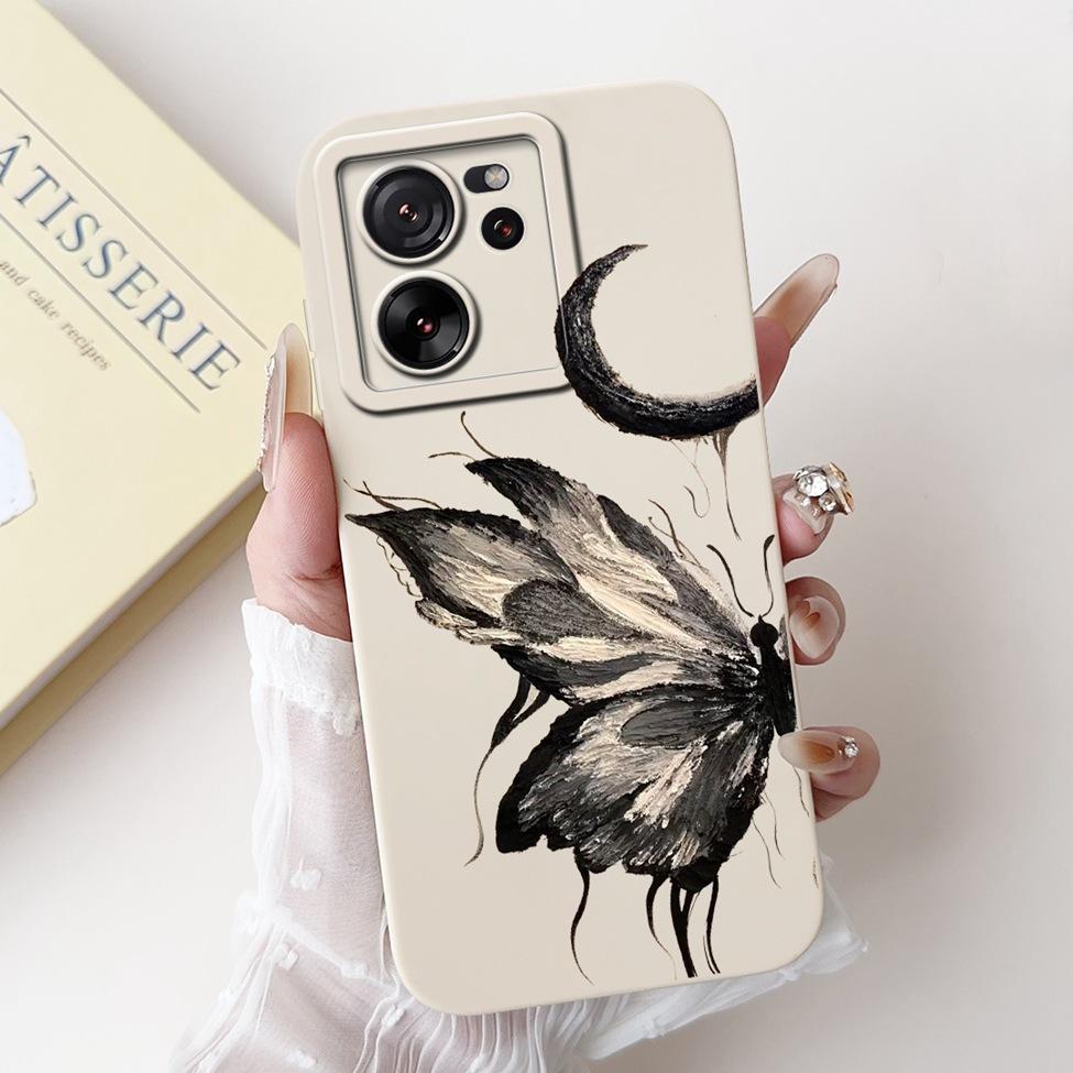 For Xiaomi 13T Pro Case 13T Silicone Cute Cartoon Cat Fashion Luxury Funny Shockproof Back Cover For Xiaomi 13T Phone Case Funda