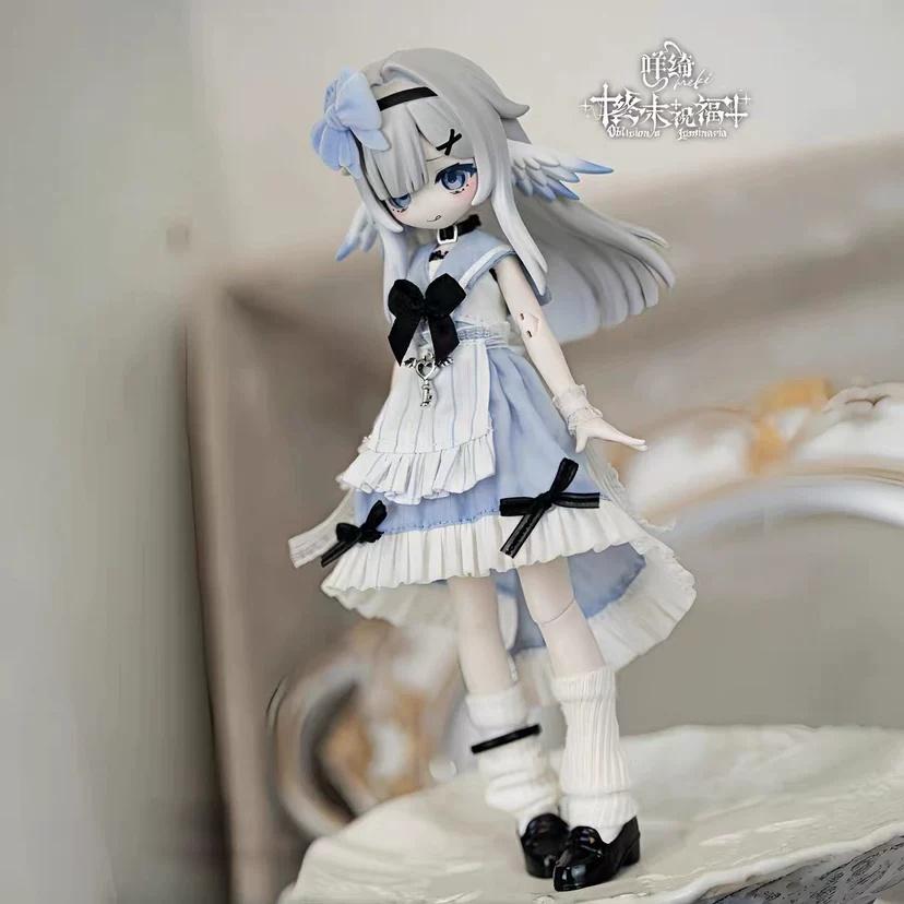 Genuine Meki Final Blessing Series 18 Bjd Blind Box Action Figure Dolls Mystery Box Cute Gift Desktop Ornament Cartoon Model