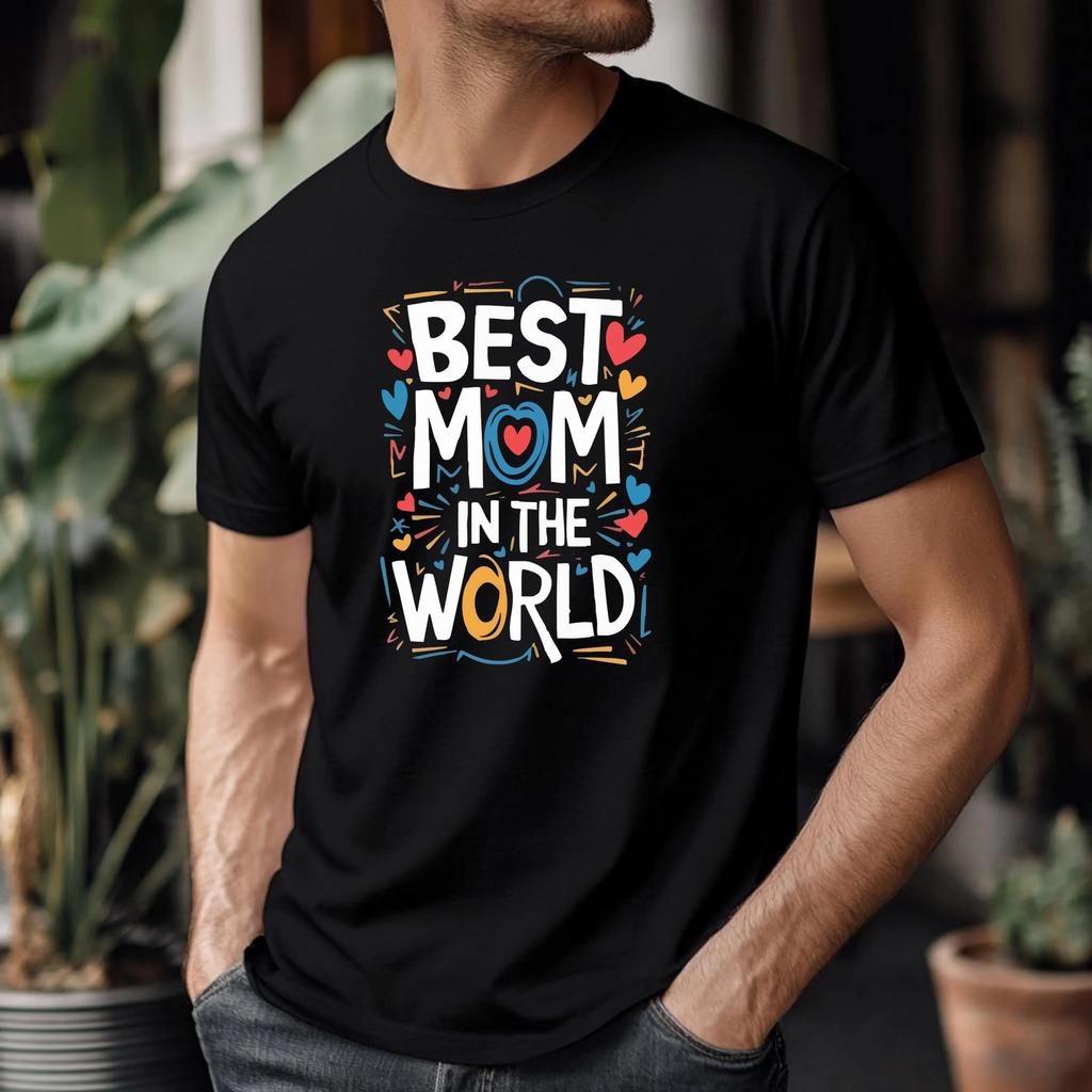 Summer Unisexs Tshirt Fashionable Trend Comfortable And Casual Colorful Mothers Day Tshirt Vibrant Mama Birthday Gift