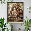 5D DIY Full Square Drill Diamond Painting Mechanical Girl Kit Home Decor 45x55cm