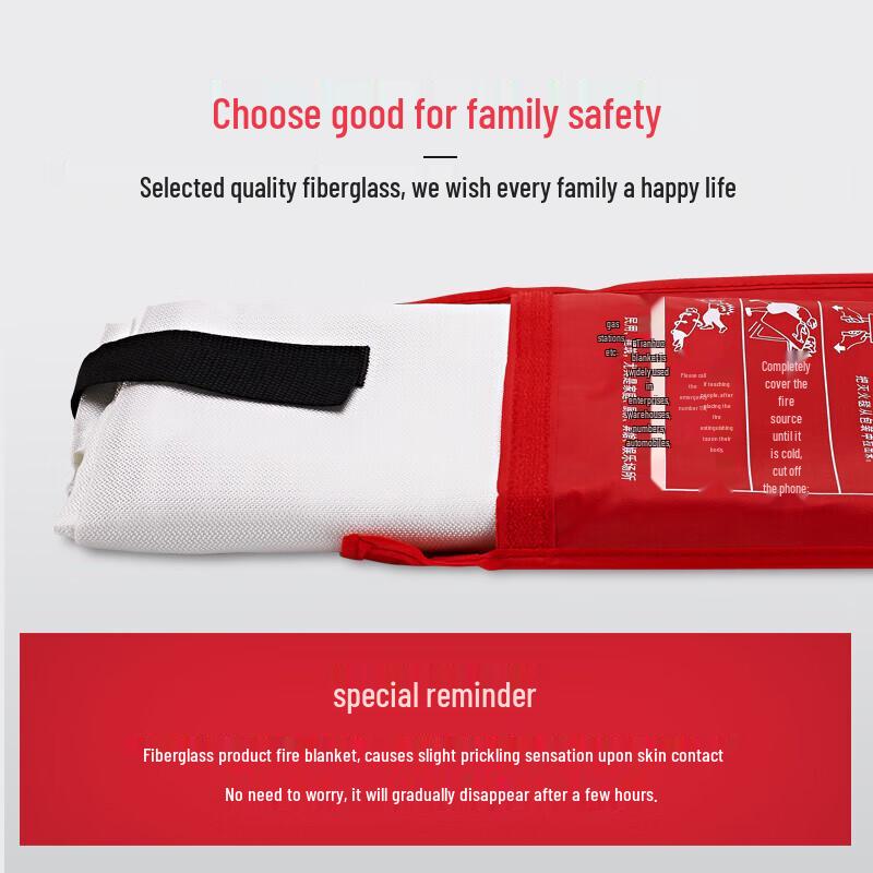 Silicone Fiberglass Fire Blanket